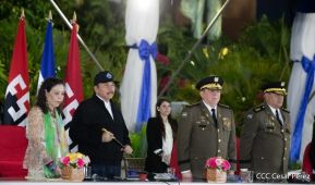 Toma de posesión del cargo de Comandante en Jefe del Ejército de Nicaragua