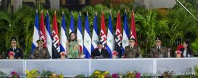 Toma de posesión del cargo de Comandante en Jefe del Ejército de Nicaragua