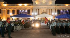 Toma de posesión del cargo de Comandante en Jefe del Ejército de Nicaragua