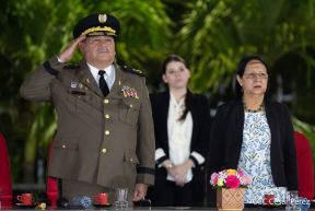 Toma de posesión del cargo de Comandante en Jefe del Ejército de Nicaragua