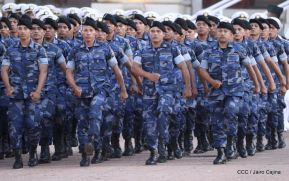 Toma de posesión del cargo de Comandante en Jefe del Ejército de Nicaragua