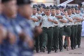 Toma de posesión del cargo de Comandante en Jefe del Ejército de Nicaragua