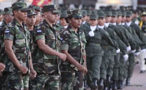 Toma de posesión del cargo de Comandante en Jefe del Ejército de Nicaragua
