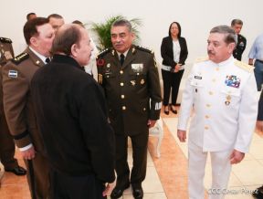 Toma de posesión del cargo de Comandante en Jefe del Ejército de Nicaragua