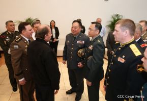 Toma de posesión del cargo de Comandante en Jefe del Ejército de Nicaragua