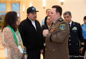 Toma de posesión del cargo de Comandante en Jefe del Ejército de Nicaragua