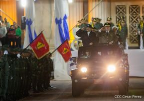 Toma de posesión del cargo de Comandante en Jefe del Ejército de Nicaragua