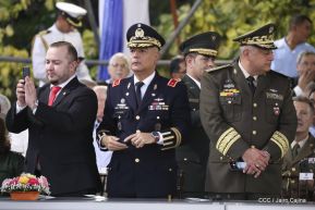 Toma de posesión del cargo de Comandante en Jefe del Ejército de Nicaragua