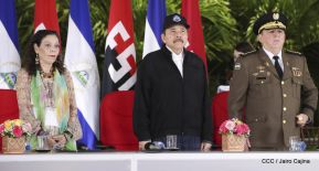 Toma de posesión del cargo de Comandante en Jefe del Ejército de Nicaragua