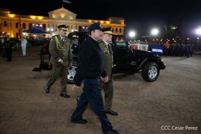 Toma de posesión del cargo de Comandante en Jefe del Ejército de Nicaragua
