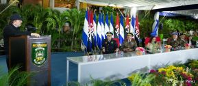 Toma de posesión del cargo de Comandante en Jefe del Ejército de Nicaragua