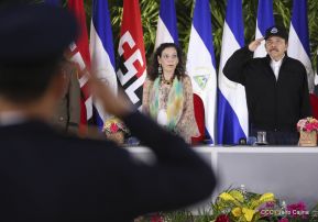 Toma de posesión del cargo de Comandante en Jefe del Ejército de Nicaragua