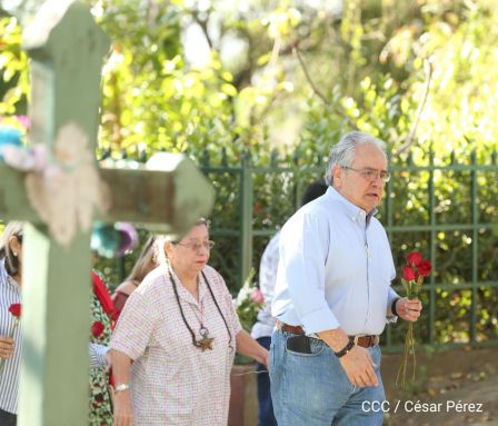 Homenaje a Héroes y Mártires de la gesta de Los Sabogales en Monimbó