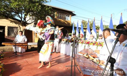 Homenaje a Héroes y Mártires de la gesta de Los Sabogales en Monimbó
