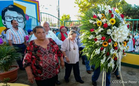 Homenaje a Héroes y Mártires de la gesta de Los Sabogales en Monimbó