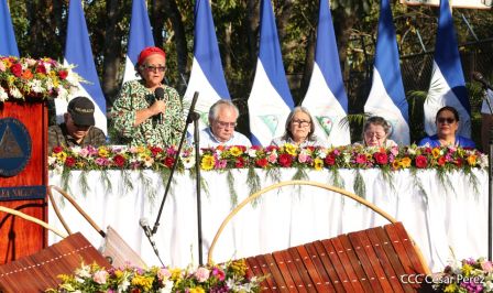 Homenaje a Héroes y Mártires de la gesta de Los Sabogales en Monimbó