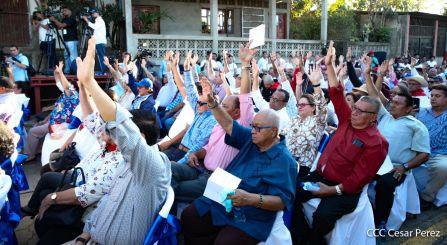 Homenaje a Héroes y Mártires de la gesta de Los Sabogales en Monimbó