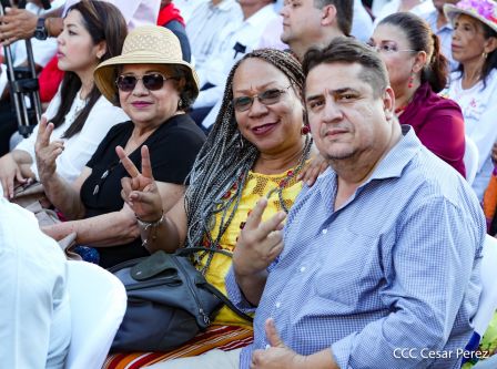 Homenaje a Héroes y Mártires de la gesta de Los Sabogales en Monimbó