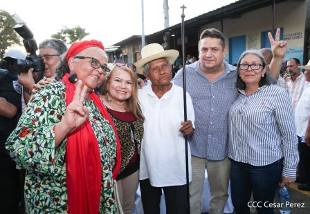 Homenaje a Héroes y Mártires de la gesta de Los Sabogales en Monimbó