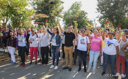 Desborde de Amor en  homenaje a los héroes y mártires de Los Sabogales