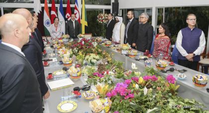  Cinco nuevos embajadores concurrentes presentan cartas credenciales