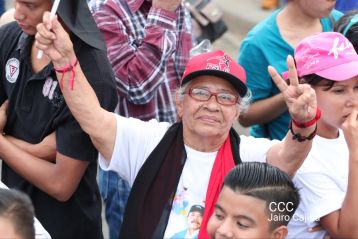 Caminata “En Nicaragua Valiente y Victoriosa seguimos venciendo”