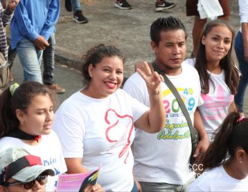Caminata “En Nicaragua Valiente y Victoriosa seguimos venciendo”
