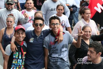 Caminata “En Nicaragua Valiente y Victoriosa seguimos venciendo”