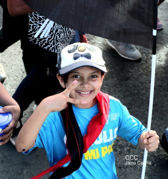Caminata “En Nicaragua Valiente y Victoriosa seguimos venciendo”