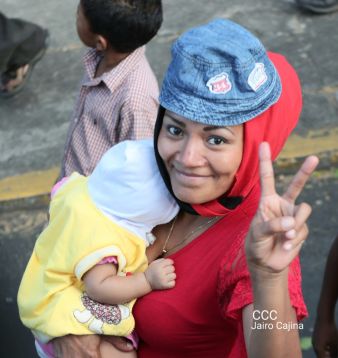 Caminata “En Nicaragua Valiente y Victoriosa seguimos venciendo”