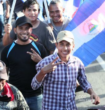 Caminata “En Nicaragua Valiente y Victoriosa seguimos venciendo”