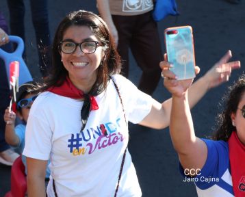 Caminata “En Nicaragua Valiente y Victoriosa seguimos venciendo”