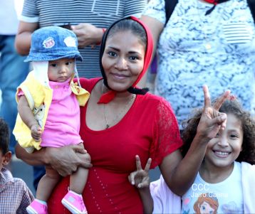 Caminata “En Nicaragua Valiente y Victoriosa seguimos venciendo”
