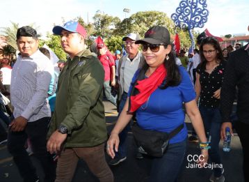 Caminata “En Nicaragua Valiente y Victoriosa seguimos venciendo”