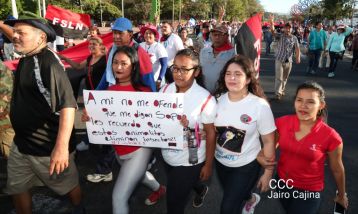 Caminata “En Nicaragua Valiente y Victoriosa seguimos venciendo”