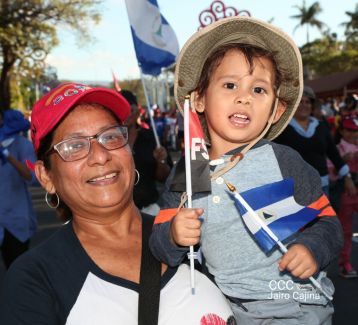 Caminata “En Nicaragua Valiente y Victoriosa seguimos venciendo”