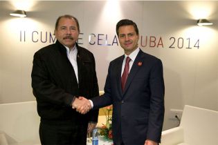 Presidente Daniel durante II Cumbre CELAC en Cuba