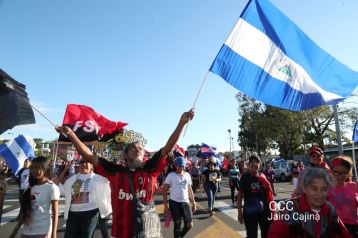 Caminata “En Nicaragua Valiente y Victoriosa seguimos venciendo”