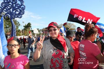 Caminata “En Nicaragua Valiente y Victoriosa seguimos venciendo”