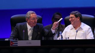 Presidente Daniel durante II Cumbre CELAC en Cuba