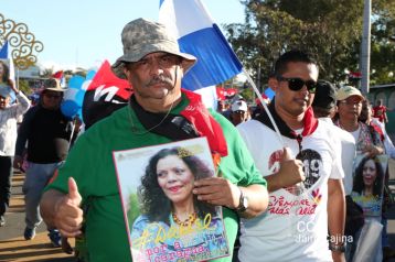 Caminata “En Nicaragua Valiente y Victoriosa seguimos venciendo”