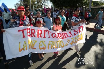 Caminata “En Nicaragua Valiente y Victoriosa seguimos venciendo”