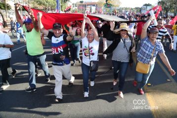 Caminata “En Nicaragua Valiente y Victoriosa seguimos venciendo”