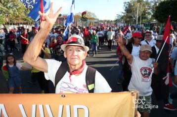 Caminata “En Nicaragua Valiente y Victoriosa seguimos venciendo”