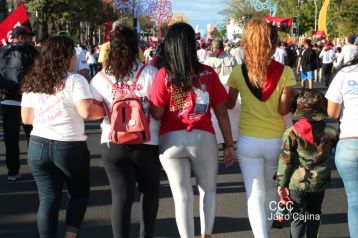 Caminata “En Nicaragua Valiente y Victoriosa seguimos venciendo”