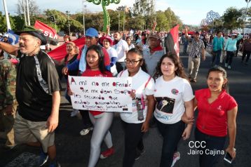 Caminata “En Nicaragua Valiente y Victoriosa seguimos venciendo”