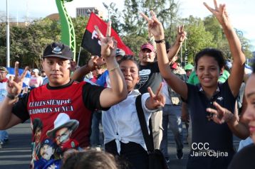 Caminata “En Nicaragua Valiente y Victoriosa seguimos venciendo”