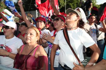 Caminata “En Nicaragua Valiente y Victoriosa seguimos venciendo”