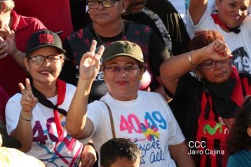 Caminata “En Nicaragua Valiente y Victoriosa seguimos venciendo”