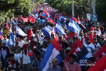 Caminata “En Nicaragua Valiente y Victoriosa seguimos venciendo”